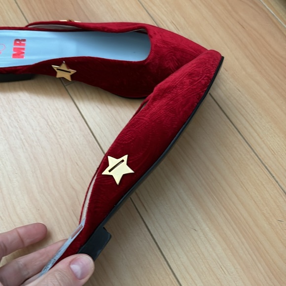 MR by Men Repeller red velvet mules - Picture 6 of 9